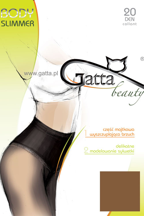 Gatta Body Slimmer Wyrób pończoszniczy rajstopy, beige