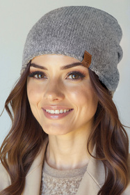 Czapka Vivisence 70115 szary