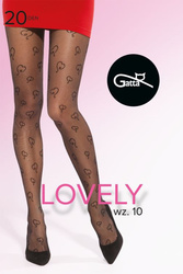 Rajstopy Gatta Lovely 10 20 DEN nero
