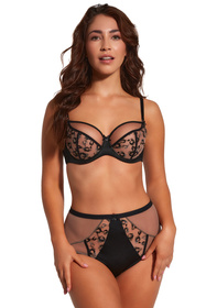 Biustonosz miękki Bella Misteria 42-86 Czarna Pantera czarny