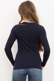 Koszulka z długim rękawem Italian Fashion Ibiza dł.r. granat