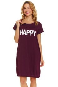 Nocna koszula Doctor Nap TCB.9504 burgundy