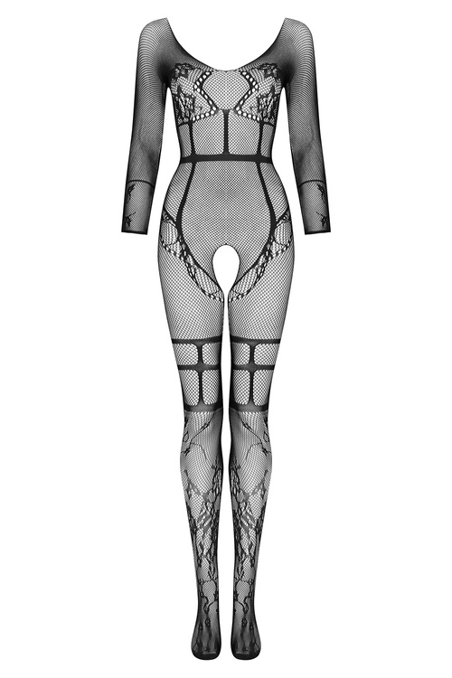 Body bodystocking Beauty Night Lorna BN6730 black