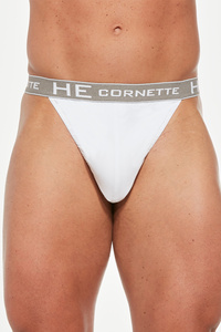 Stringi Cornette String High Emotion biały