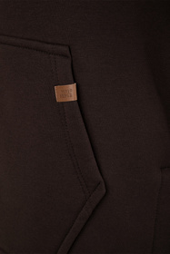 Vivisence 9207kmpl komplet bluza z kapturem, prążkowane legginsy brązowy