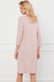 Koszula Italian Fashion Puntini r.3/4 druk/róż pudrowy