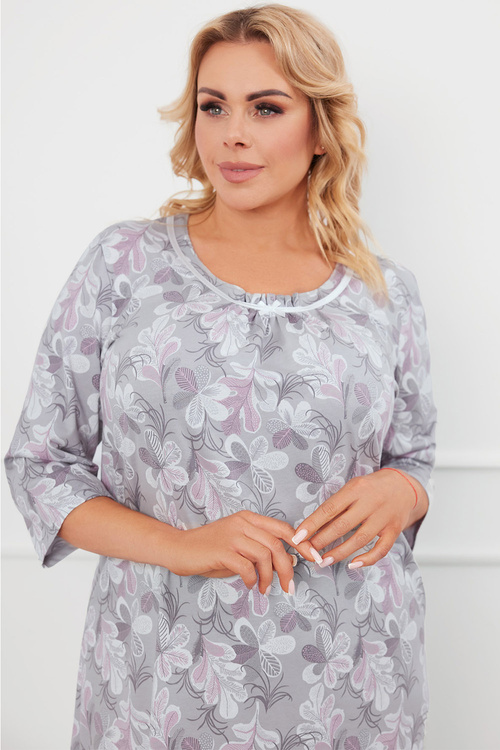 Koszula Italian Fashion Ardila r.3/4 druk/szary