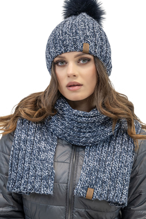 Szalik Vivisence 7107 granatowy