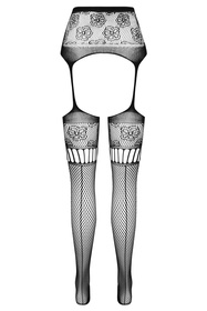 Pończochy z pasem Passion S030  black