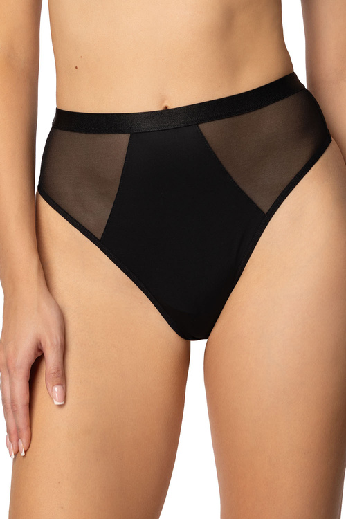 Stringi Mat 0204/4 Capri czarny