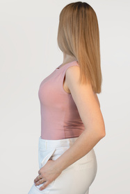 Koszulka bez rękawów Babell Indi różowy