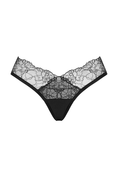 Majtki figi Obsessive Bella Rou panties czarny