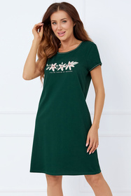 Nocna koszula Italian Fashion Florisa kr.r. c.zielony