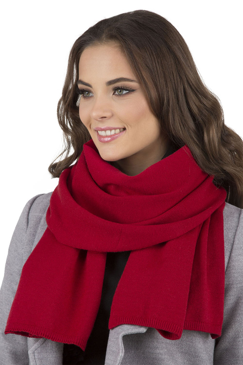 Vivisence 7005Kmpl Komplet beret+szalik, czerwony