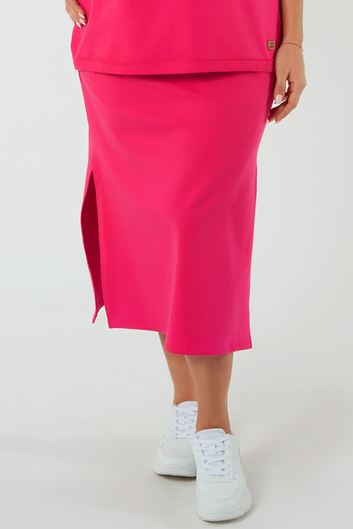 Spódnica Italian Fashion Stella maxi fuksja