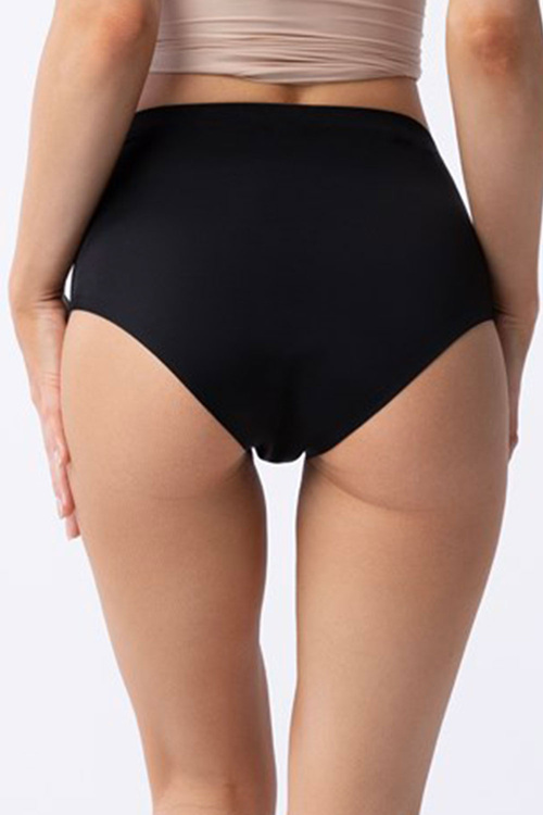 Majtki wysokie figi Julimex Amber Maxi czarny