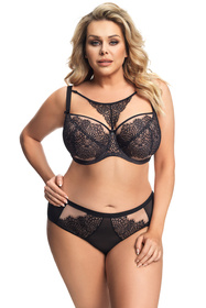 Gorsenia K677 Ravenna Biustonosz miękki, czarny