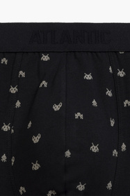 Bokserki Atlantic 3MH-054 3-pack czarny/grafitowy/czarny