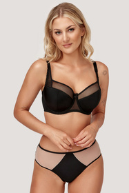 Biustonosz półusztywniany Azal Nikola czarny