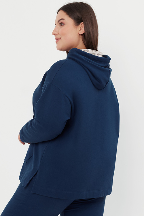 Bluza nierozpinana Italian Fashion Lagos dł.r. jeans
