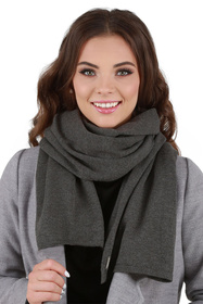 Vivisence 7005Kmpl Komplet beret+szalik, ciemnoszary