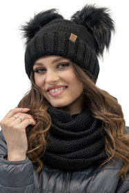 Czapka Vivisence 70106 czarny 