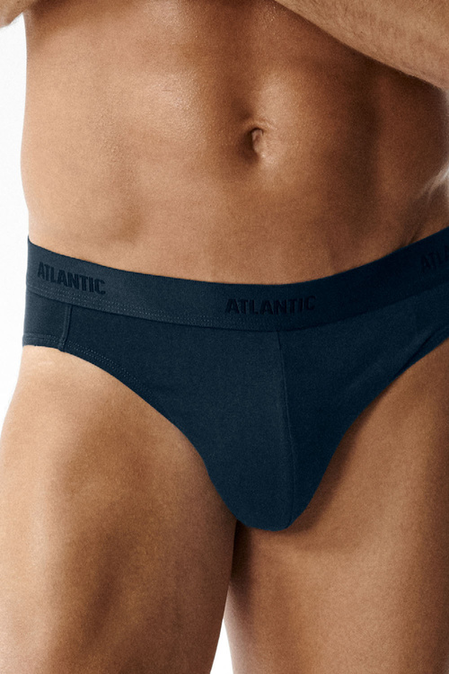 Atlantic 3MP-0944 slipy sportowe 3-pack, brąz/indygo/khaki