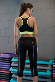 Legginsy fitness Reviver L9010/9 czarny