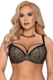  Biustonosz półusztywniany Vena VB-323 MAXI beż-czarny