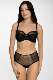 Biustonosz półusztywniany Gaia 899 Goldie czarny 3