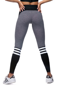 Legginsy fitness Reviver L9026/0 szary