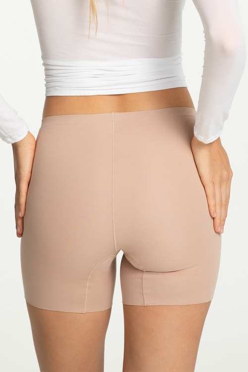 Julimex Cotton Mood bermudy bezszwowe laser cut beżowy