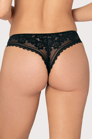 Stringi Róża Gizela czarny