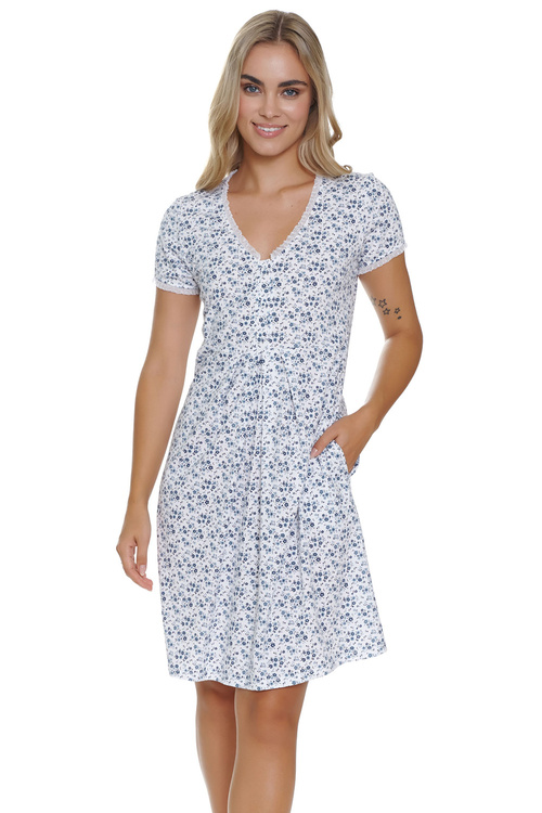 Koszula Doctor Nap TCB.5335 navy bloom