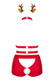 Obsessive Ms Reindy Nocna sexy kostium, red