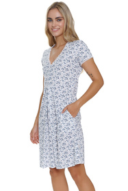 Koszula Doctor Nap TCB.5335 navy bloom