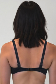 Kostium kąpielowy biustonosz miękki Vivisence 3202 czarny-błysk