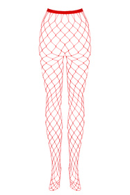 Obsessive S812 stockings Wyrób pończoszniczy rajstopy, czerwony
