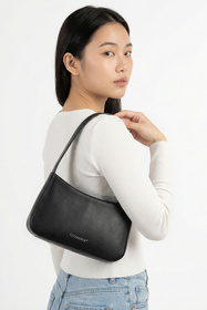 Vivisence T0020 torebka na ramię z zamkiem black