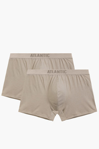 Atlantic 2BMH-012 bokserki 2-pack modal i bawełna pima biały