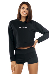 Reviver F5526 Bluza nierozpinana, czarny