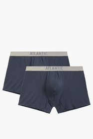 Atlantic 2BMH-012 bokserki 2-pack modal i bawełna pima biały