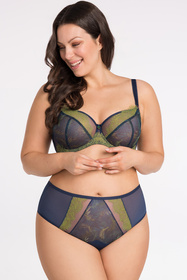 Biustonosz miękki Gorsenia K798 Arianna granatowy 