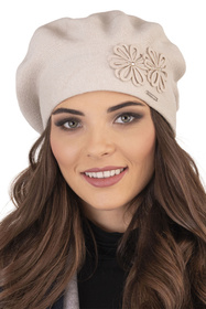 Vivisence 7007 Nakrycie głowy beret, beżowy