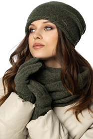 Rękawiczki Vivisence 7208 zielony melanż