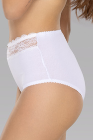 Wysokie figi Mitex Eva 3-pak biały