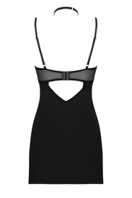 Nocna komplet koszulka + stringi Obsessive Selinne chemise czarny