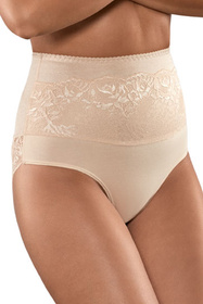 Babell BBL 148 Majtki wysokie figi, beżowy