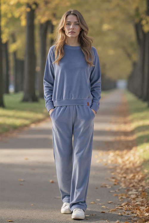 Komplet bluza+spodnie Vivisence 9206kmpl błękitny