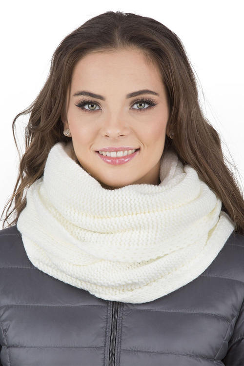Komplet czapka+komin+rękawiczki Vivisence 7014 Kmpl+R ecru